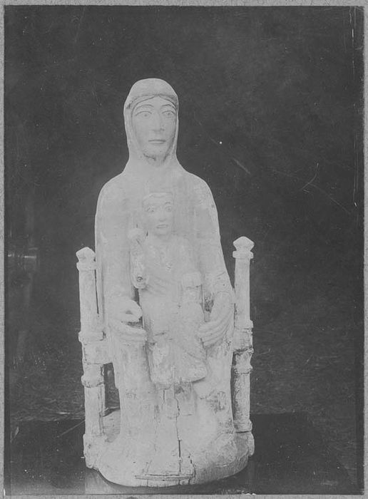 statue-reliquaire : Vierge en majesté