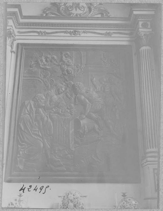 bas-relief : l'Adoration des bergers