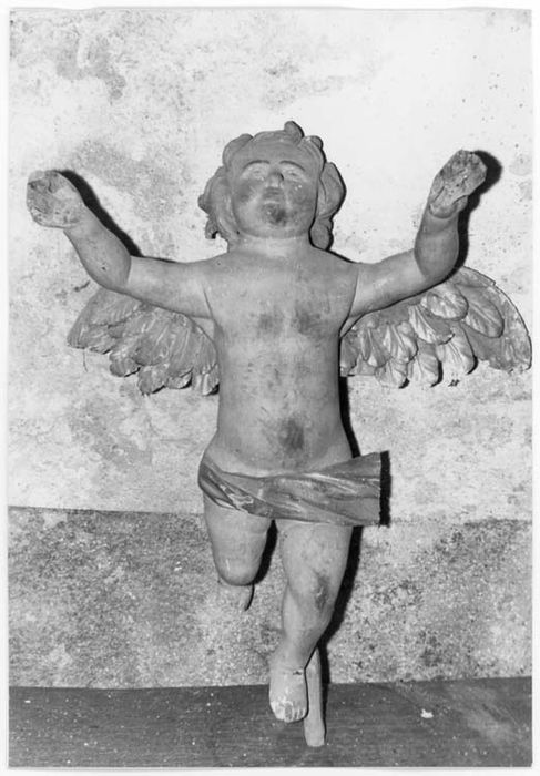 statue (statue d'applique) : Angelot