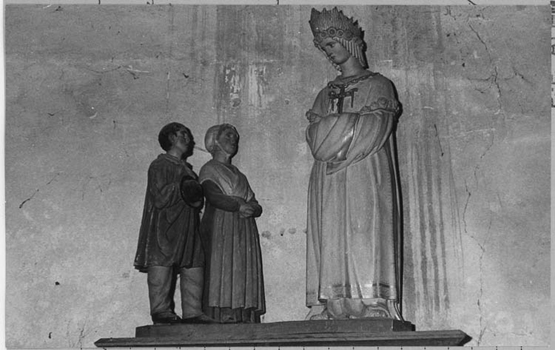 groupe sculpté : Apparition de Notre-Dame de la Salette