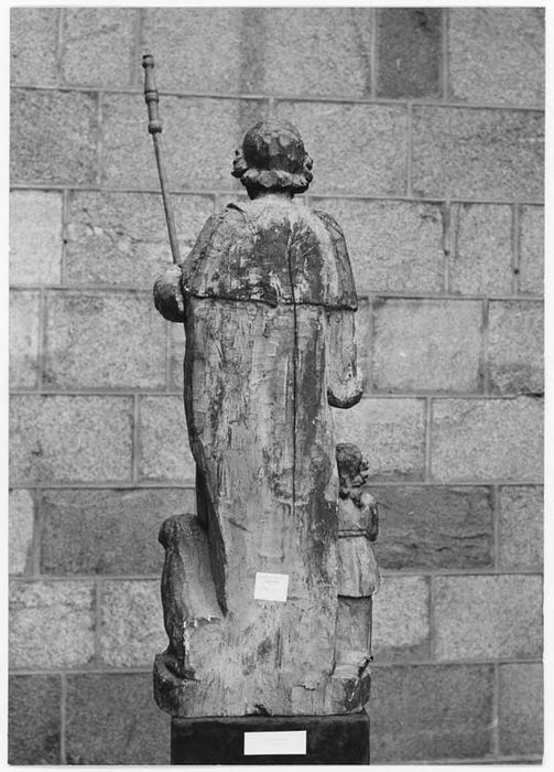 statue : Saint Roch (revers)