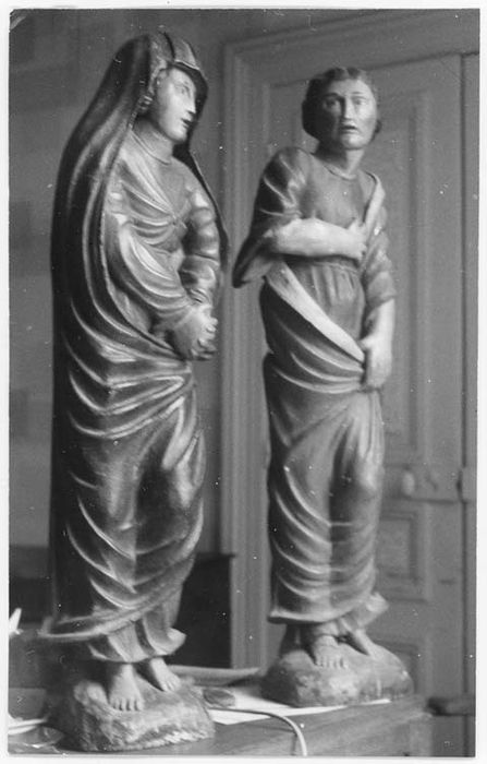 statues : Vierge et Saint Jean