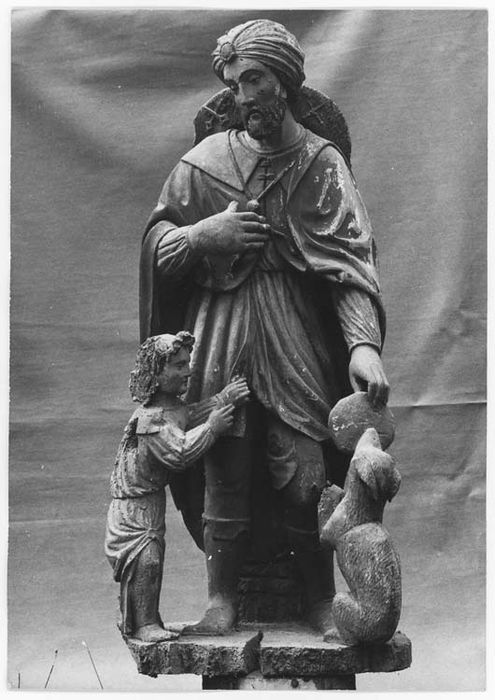 statue : Saint Roch