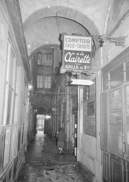 Façades sur passage des Imprimeurs