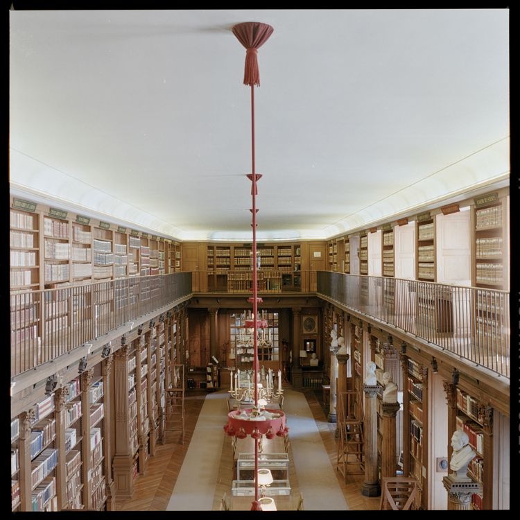 Bibliothèque de l’Institut : salle de lecture