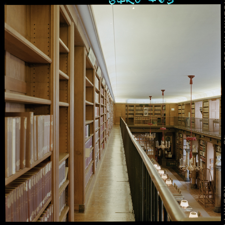 Bibliothèque de l’Institut : salle de lecture