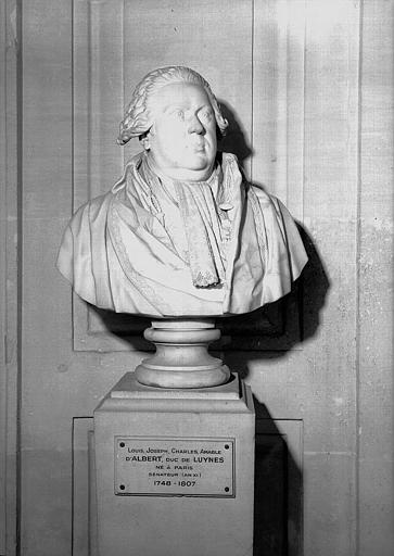 Buste de L. d'Albert duc de Luynes (1748-1807), sénateur en l'an XI (galerie des bustes)