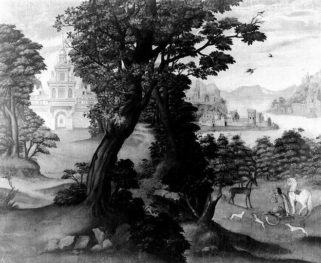 Peinture sur toile : Chasse de saint Hubert - © Ministère de la Culture (France), Médiathèque du patrimoine et de la photographie, diffusion RMN-GP