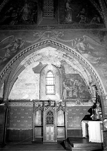 Chapelle du Sacré choeur, peintures murales