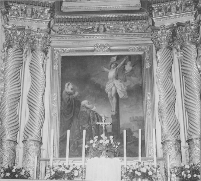 tableau : saint Germain l'Auxerrois en prière, vue générale