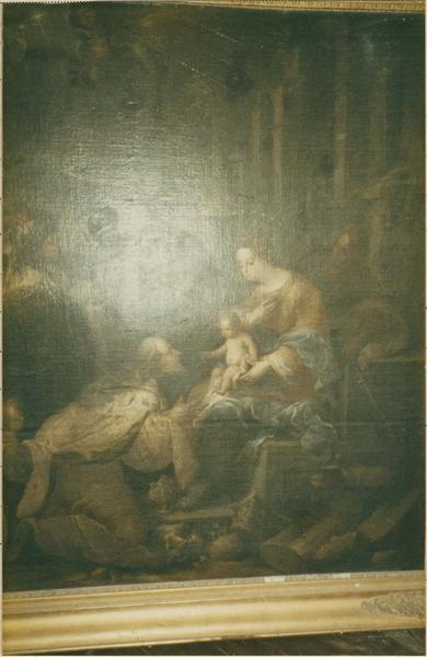 tableau : l'Adoration des rois Mages, détail - © Ministère de la Culture (France), Médiathèque du patrimoine et de la photographie (objets mobiliers), tous droits réservés