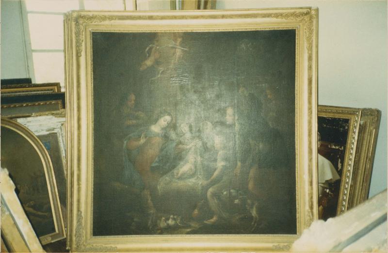 tableau, cadre : l'Adoration des bergers, vue générale - © Ministère de la Culture (France), Médiathèque du patrimoine et de la photographie (objets mobiliers), tous droits réservés