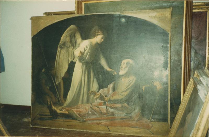 tableau : délivrance de saint Pierre (la), vue générale - © Ministère de la Culture (France), Médiathèque du patrimoine et de la photographie (objets mobiliers), tous droits réservés