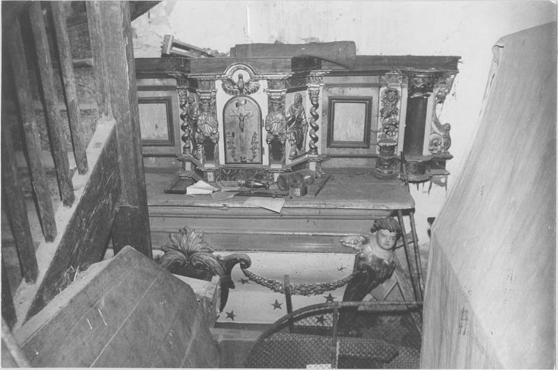 autel, tabernacle du bas-côté sud, vue générale