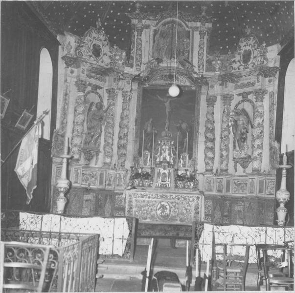 autel, retable (maître-autel), vue générale