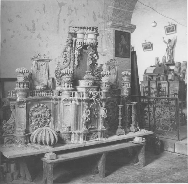 Tabernacle du maître-autel, vue générale