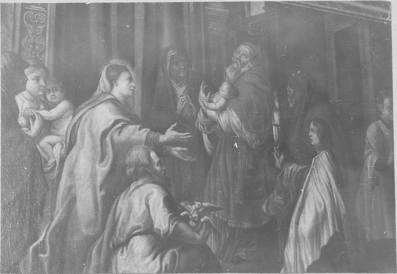 tableau : Présentation de Jésus au temple, détail - © Ministère de la Culture (France), Médiathèque du patrimoine et de la photographie (objets mobiliers), tous droits réservés