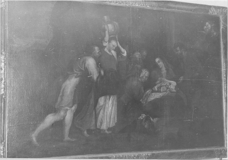 tableau : l'Adoration des bergers, vue générale - © Ministère de la Culture (France), Médiathèque du patrimoine et de la photographie (objets mobiliers), tous droits réservés