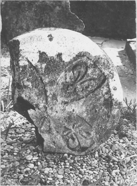 stèle discoïdale, revers, vue générale - © Ministère de la Culture (France), Médiathèque du patrimoine et de la photographie (objets mobiliers), tous droits réservés