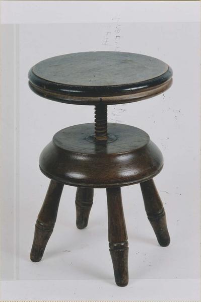 tabouret à vis, vue générale