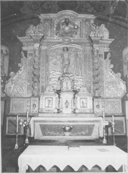 autel, gradin d'autel, tabernacle (maître-autel), vue générale - © Ministère de la Culture (France), Médiathèque du patrimoine et de la photographie (objets mobiliers), tous droits réservés