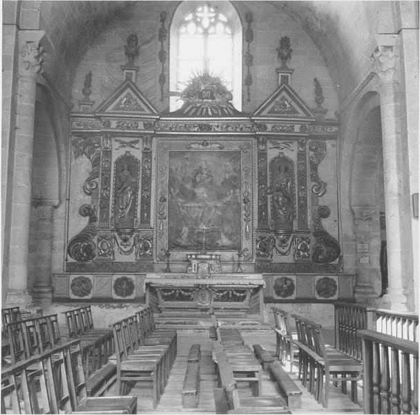 retable, vue générale - © Ministère de la Culture (France), Médiathèque du patrimoine et de la photographie (objets mobiliers), tous droits réservés