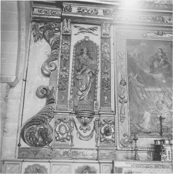 retable, vue partielle - © Ministère de la Culture (France), Médiathèque du patrimoine et de la photographie (objets mobiliers), tous droits réservés