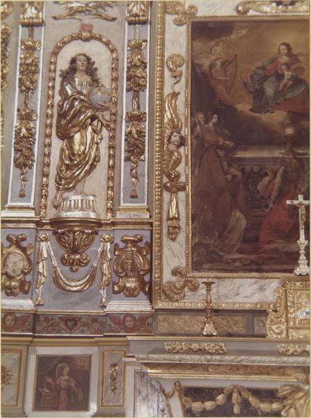retable, vue partielle - © Ministère de la Culture (France), Médiathèque du patrimoine et de la photographie (objets mobiliers), tous droits réservés