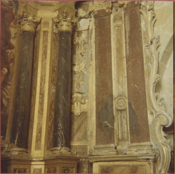 lambris de revêtement de l'absidiole nord, détail - © Ministère de la Culture (France), Médiathèque du patrimoine et de la photographie (objets mobiliers), tous droits réservés