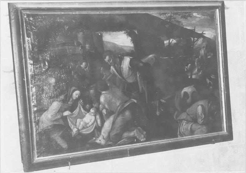 tableau : l'Adoration des bergers, vue générale - © Ministère de la Culture (France), Médiathèque du patrimoine et de la photographie (objets mobiliers), tous droits réservés