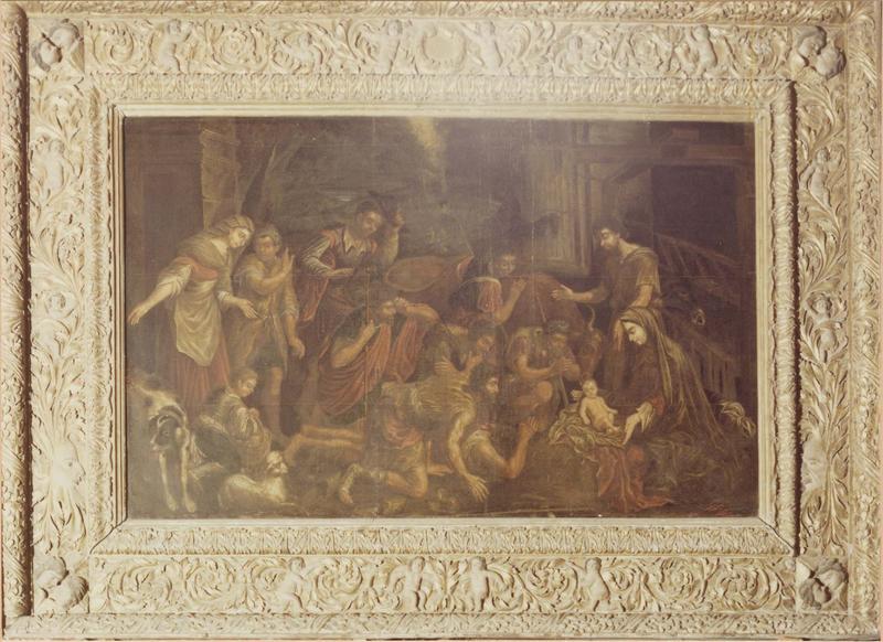 tableau : Adoration des bergers, vue générale