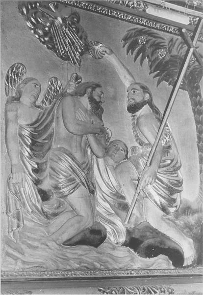 bas-relief : le Baptême du Christ, vue générale - © Ministère de la Culture (France), Médiathèque du patrimoine et de la photographie (objets mobiliers), tous droits réservés