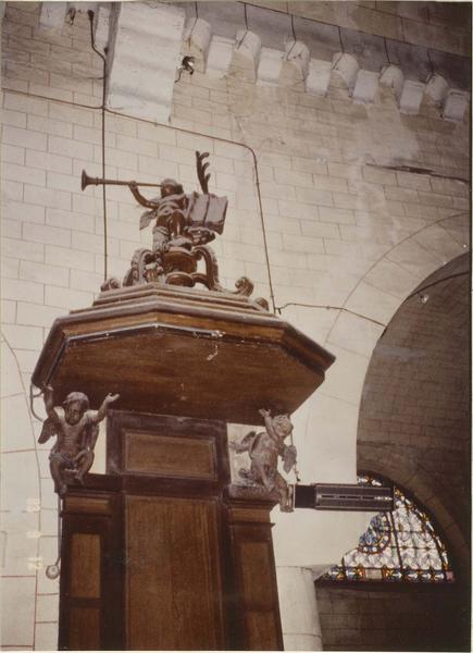 chaire à prêcher, vue partielle - © Ministère de la Culture (France), Médiathèque du patrimoine et de la photographie (objets mobiliers), tous droits réservés