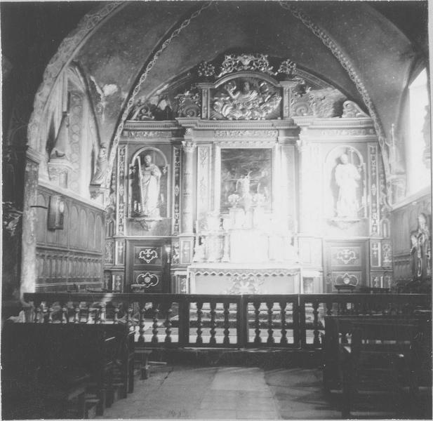 retable du maître-autel, vue générale - © Ministère de la Culture (France), Médiathèque du patrimoine et de la photographie (objets mobiliers), tous droits réservés