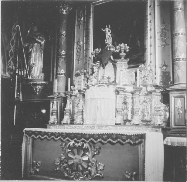 retable du maître-autel, vue partielle - © Ministère de la Culture (France), Médiathèque du patrimoine et de la photographie (objets mobiliers), tous droits réservés