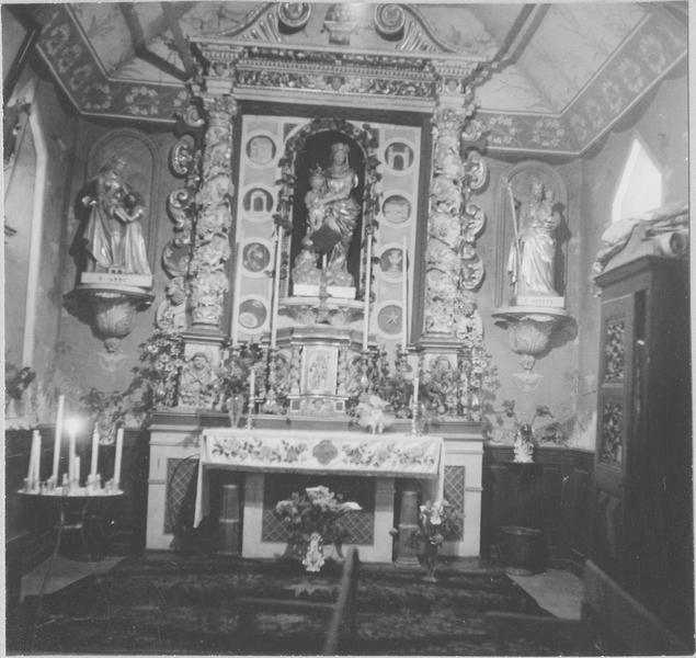 retable de la chapelle de la Vierge, vue générale - © Ministère de la Culture (France), Médiathèque du patrimoine et de la photographie (objets mobiliers), tous droits réservés