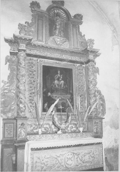 tableau : Vierge à l'enfant entre un ange et un religieux Dominicain (la), vue générale - © Ministère de la Culture (France), Médiathèque du patrimoine et de la photographie (objets mobiliers), tous droits réservés