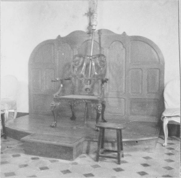 fauteuil style Chippendale, vue générale