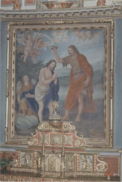 tableau : Le Baptême du Christ, vue générale
