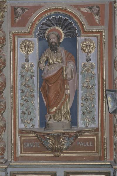 statue : saint Paul, vue générale