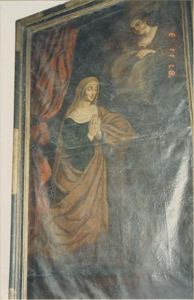 tableau, cadre : Annonciation, vue générale - © Ministère de la Culture (France), Médiathèque du patrimoine et de la photographie (objets mobiliers), tous droits réservés