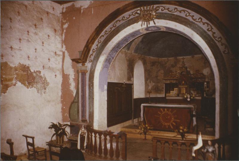 peintures monumentales, vue générale du choeur