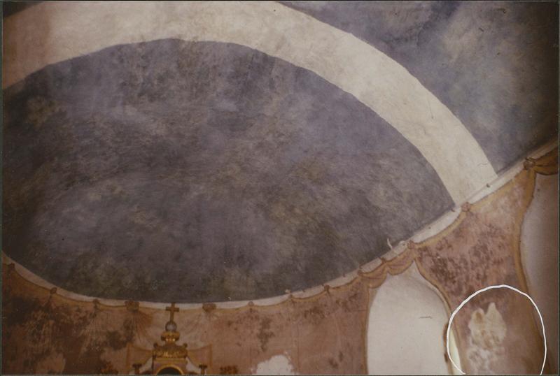 peintures monumentales de la nef, voûte du choeur, vue générale
