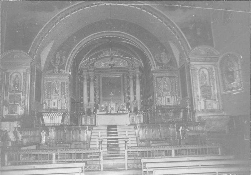 autels, retables, clôture de choeur, lambris de revêtement, vue générale - © Ministère de la Culture (France), Médiathèque du patrimoine et de la photographie (objets mobiliers), tous droits réservés