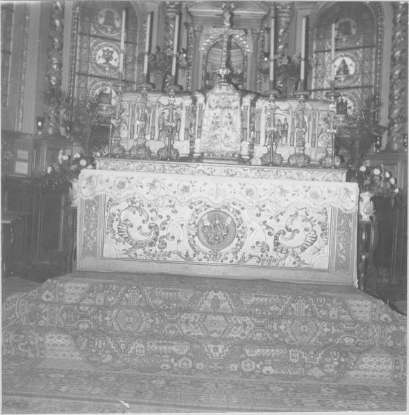 devant d'autel, tabernacle, vue générale