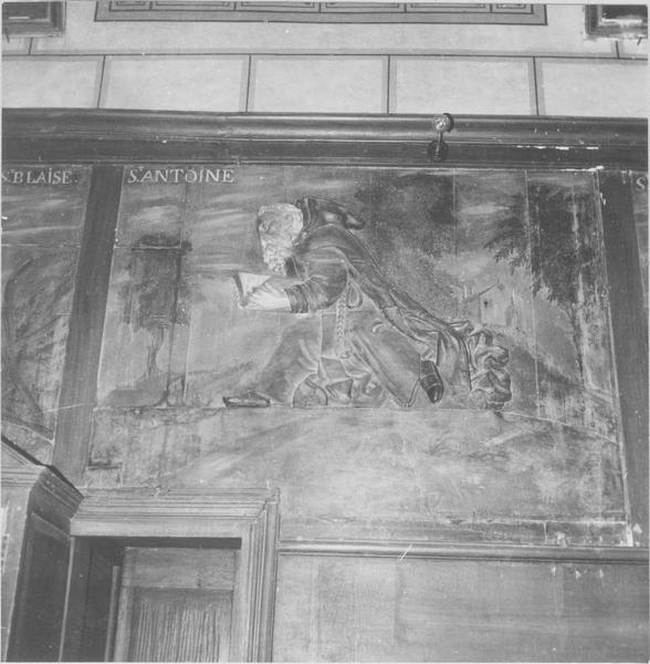 bas-relief: saint Antoine, vue générale