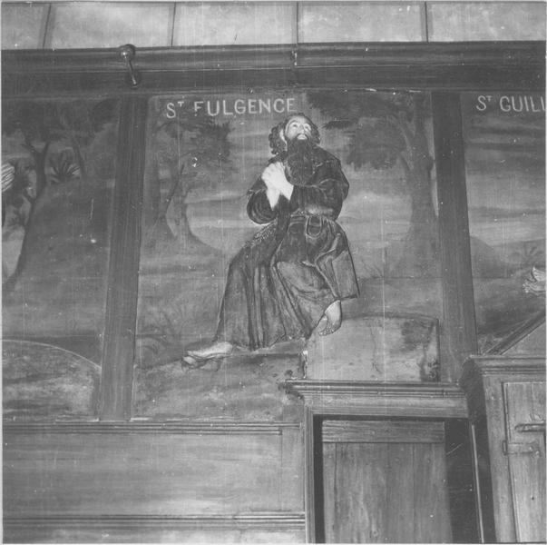 bas-relief: saint Fulgence, vue générale