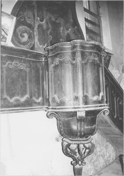 chaire à prêcher, vue générale de la cuve
