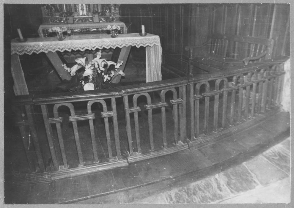 Clôture de choeur (table de communion)