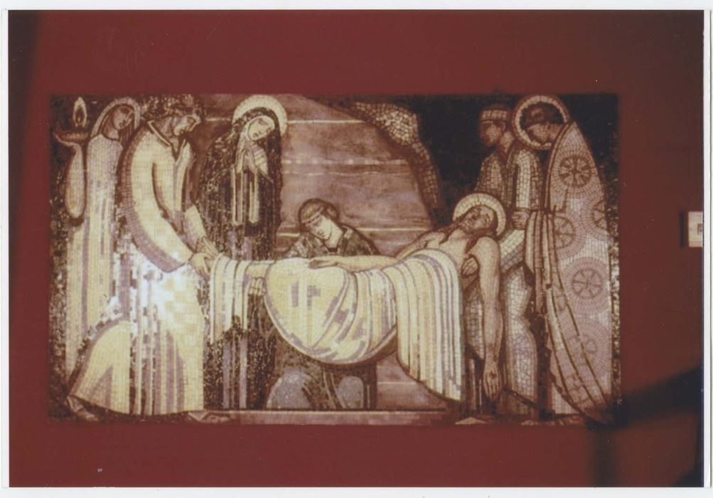 panneau de mosaïque : Mise au tombeau